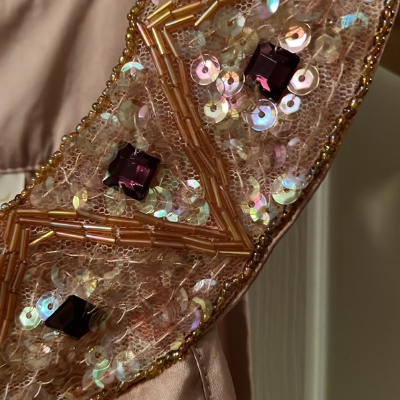 Pale Pink sequined top-XL - Picture 5 of 6